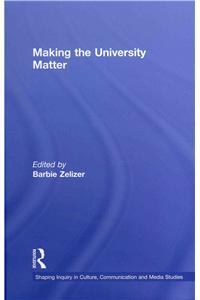 Making the University Matter