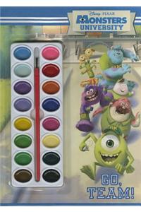 Monster University: Go, Team! [With Paint Brush and Paint Box]