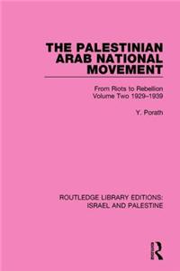 Palestinian Arab National Movement, 1929-1939