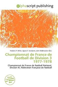 Championnat de France de Football de Division 3 1977-1978