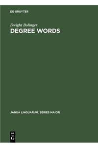 Degree Words