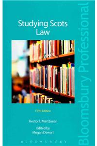 Studying Scots Law: Fifth Edition