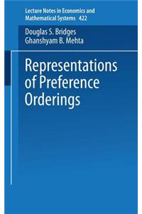 Representations of Preference Orderings
