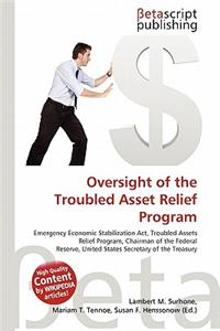 Oversight of the Troubled Asset Relief Program