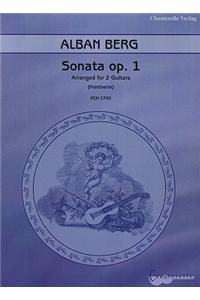 Alban Berg: Sonata Opus 1