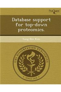 Database Support for Top-Down Proteomics.
