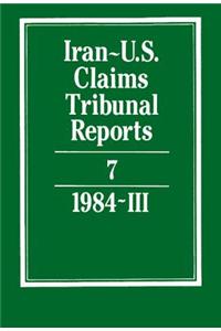 Iran-U.S. Claims Tribunal Reports: Volume 7