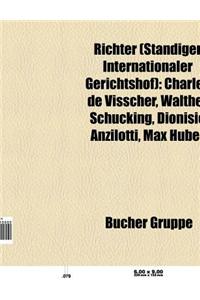 Richter (Standiger Internationaler Gerichtshof): Charles de Visscher, Liste Der Richter Am Standigen Internationalen Gerichtshof