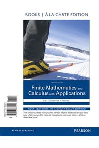 Finite Mathematics and Calculus with Applications Books a la Carte Edition