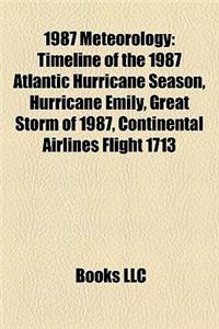 1987 Meteorology: Timeline of the 1987 Atlantic Hurricane Season, Hurricane Emily, Great Storm of 1987, Continental Airlines Flight 1713