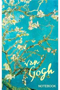 Van Gogh Notebook: Blossoming Almond Tree ( Journal / Cuaderno / Portable / Gift )