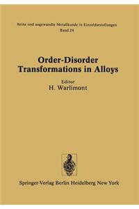 Order-Disorder Transformations in Alloys