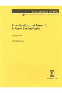 Investigation and Forensic Science Technologies