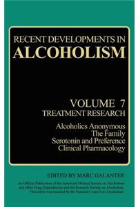 Recent Developments in Alcoholism: Treatment Research
