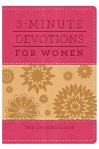 3-Minute Devotions for Women: Daily Devotional Journal