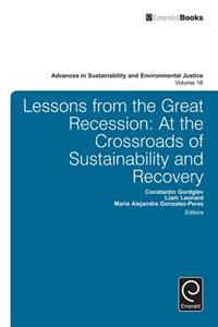 Lessons from the Great Recession: At the Crossroads of Sustainability and Recovery