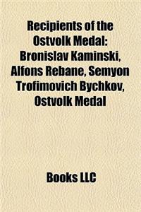 Recipients of the Ostvolk Medal