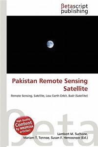 Pakistan Remote Sensing Satellite