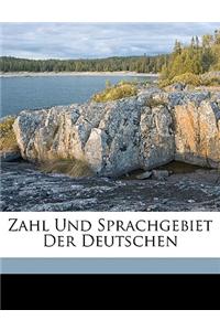 Zahl Und Sprachgebiet Der Deutschen