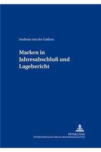 Marken in Jahresabschlu Und Lagebericht