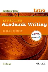 Effective Academic Writing, Intro: Developing Ideas