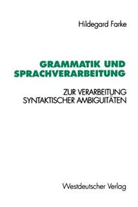Grammatik Und Sprachverarbeitung