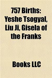 757 Births: Yeshe Tsogyal