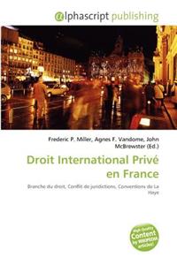 Droit International Priv En France