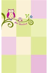 Owl Notebook: Patchwork Tree & Owl Notebook / Journal / Gift