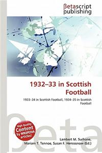 1932-33 in Scottish Football