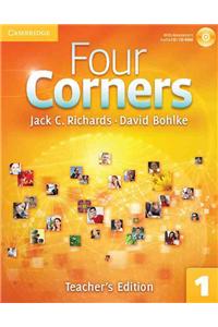 Four Corners Level 1 Teacher's Edition with Assessment Audio CD/CD-ROM