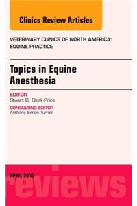 Topics in Equine Anesthesia, An Issue of Veterinary Clinics: Equine Practice