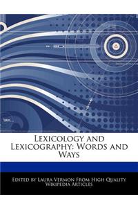 Lexicology and Lexicography: Words and Ways