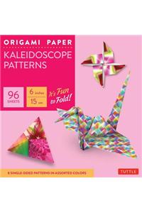 Origami Paper - Kaleidoscope Patterns - 6" - 96 Sheets: (Tuttle Origami Paper)