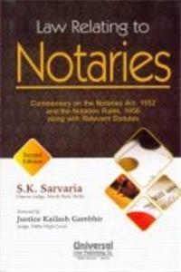 Law Relating to Notaries