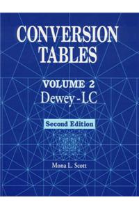 Conversion Tables: v. 2: Dewey-LC