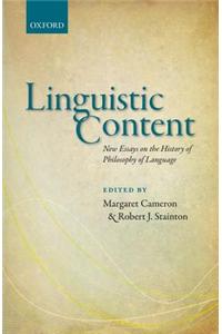 Linguistic Content: New Essays on the History of Philosophy of Language