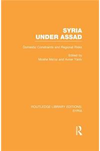 Syria Under Assad: Domestic Constraints and Regional Risks