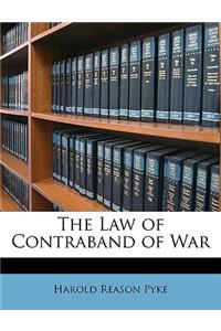 The Law of Contraband of War