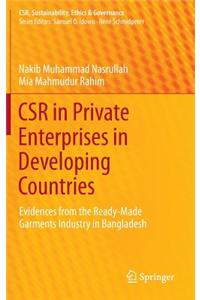 CSR in Private Enterprises in Developing Countries