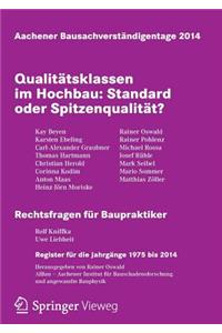 Aachener Bausachverstandigentage 2014