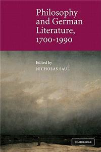 Philosophy and German Literature, 1700 1990