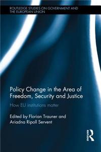 Policy Change in the Area of Freedom, Security and Justice: How Eu Institutions Matter