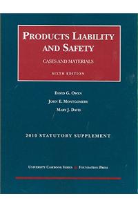 Products Liability and Safety, Cases and Materials, Statutory Supplement