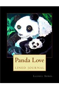 Panda Love Lined Journal