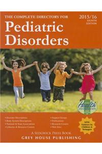 Complete Directory for Pediatric Disorders, 2015/16: Print Purchase Includes 1 Year Free Online Access