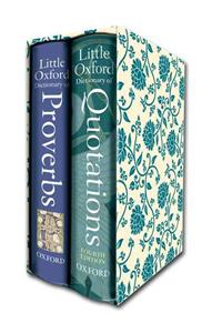 Little Oxford Gift Box: Little Oxford Dictionary of Quotations/Little Oxford Dictionary of Proverbs
