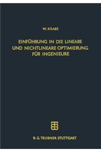Einfuhrung in Die Lineare Und Nichtlineare Optimierung Fur Ingenieure