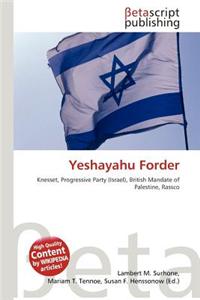 Yeshayahu Forder