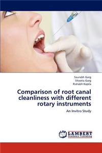 Comparison of Root Canal Cleanliness with Different Rotary Instruments